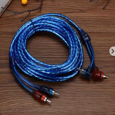 Automotive Pure Copper Audio Amplifier Cable 1/2/3/4.5/5M Car Audio System Modification Subwoofer Amplifier Wire Signal Cable