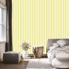 Striped Wallpaper Cream, White and Yellow for Living Room and Bedroom 50x1000