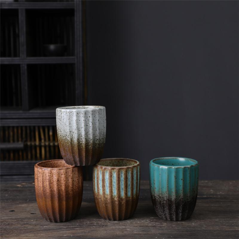 Ceramic Master Cup Tea Bowl Household Ceramic Cup Coarse Pottery Tea Cup Retro Kung Fu Tea Cup Single Cup