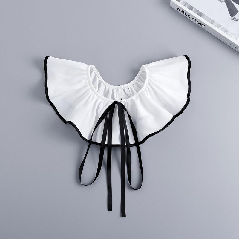 Sweet Detachable Fake Collar Scarf Round Doll Neck Wrap Decoration Shawl Cosplay Dress Neck Shoulder Cover