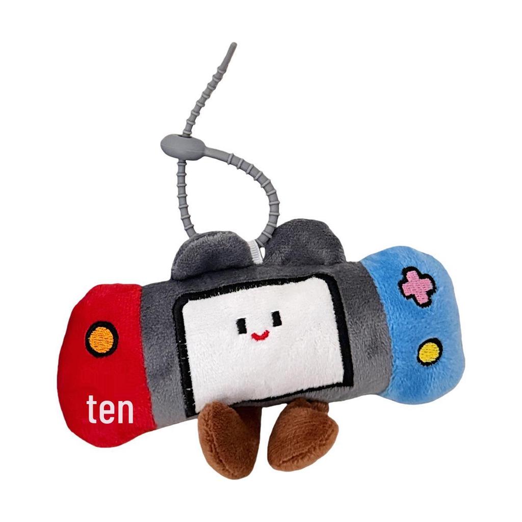 Creative Plush Game Console Keychain: Cute Children's Doll Bag Pendant and Small Gift