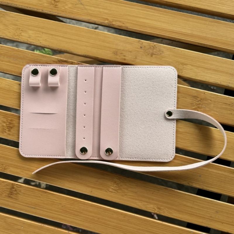 Verpackungsbeutel Reisetasche Aufbewahrungstasche Elegante Schmuckverpackungstasche Schmuckrollen Tasche Schmuck-Display-Tasche für Schmuck