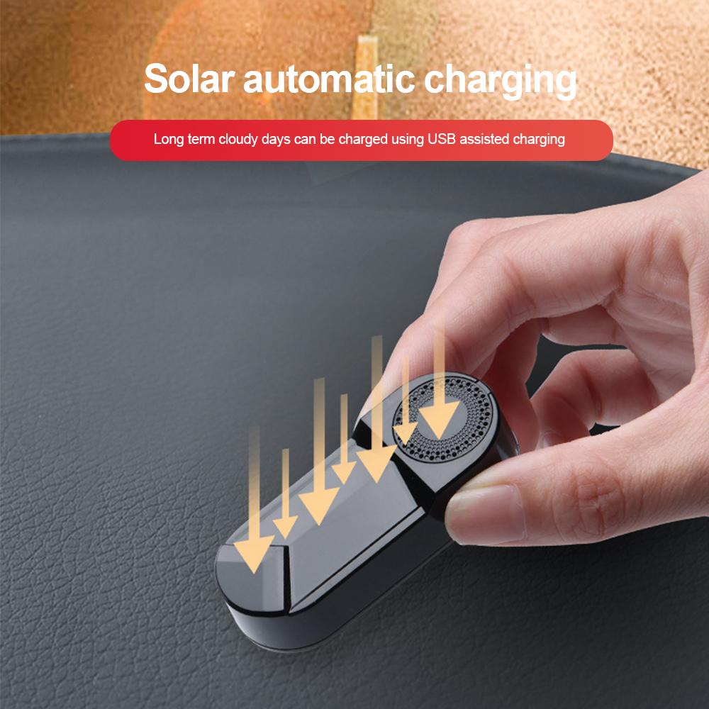 Solar Power Car Anti-theft LED Flashing Light with Aromatherapy Auto Simulated Alarm Caution Lamp LED Car Dummy Alarm Lamp