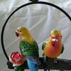 Parrot Figurine for Outdoor Garden Display