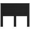 Headboard with Headboard Black Oak Effect 120 cm Wood Based Material