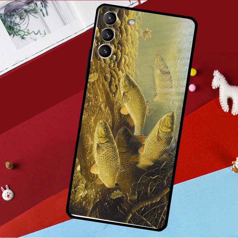 Chub Carp Fish Funda For Samsung Galaxy S26 S25 S23 S22 S20 S24 Ultra S9 S10 Plus S21 FE S25 FE Phone Case