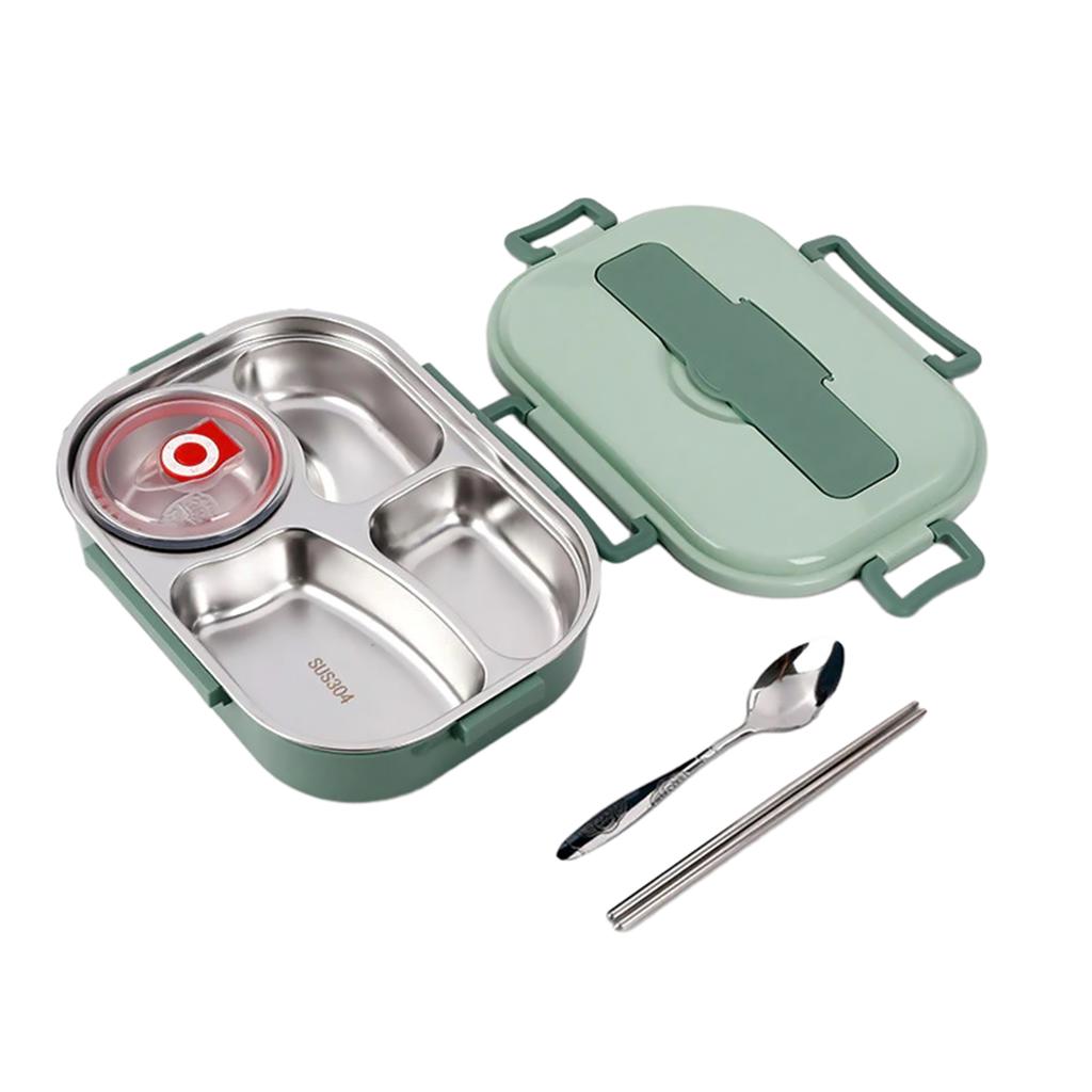 Divided Insulated Lunch Box Easy Cleaning Food Freshing Box For Student
