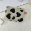 Wind plush love mouth red envelope student holding small cosmetic bag key change bag ID bag