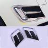 Car Styling Front Fog Lamps Cover Grille Slats Car Fog Lights Cover Decoration ABS Stickers Strips for Volvo XC60 2014-2016 Year