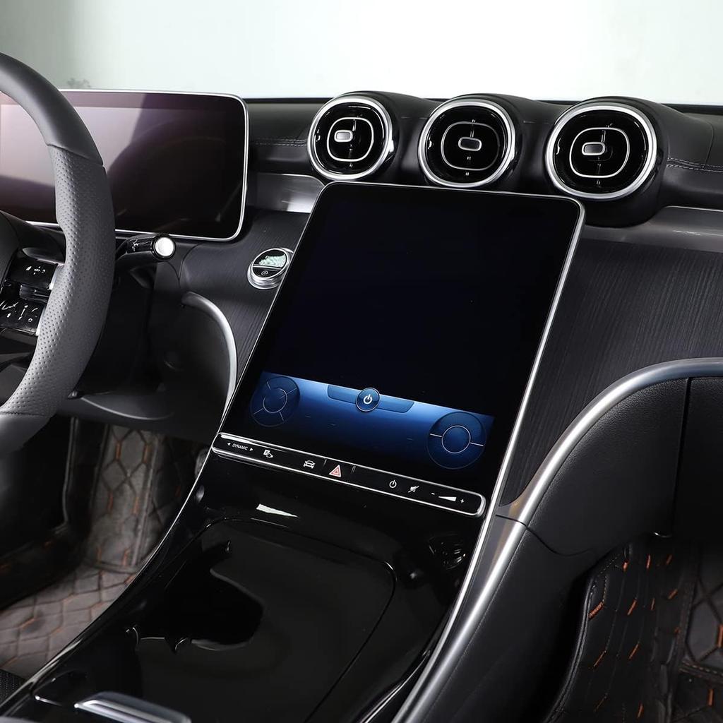 TINKI Car Dashboard Tempered Film Compatible for Mercedes-Benz W206 C-Class C200 C300 2022 2023 Navigation Screen Tempered Film Interior Accessories