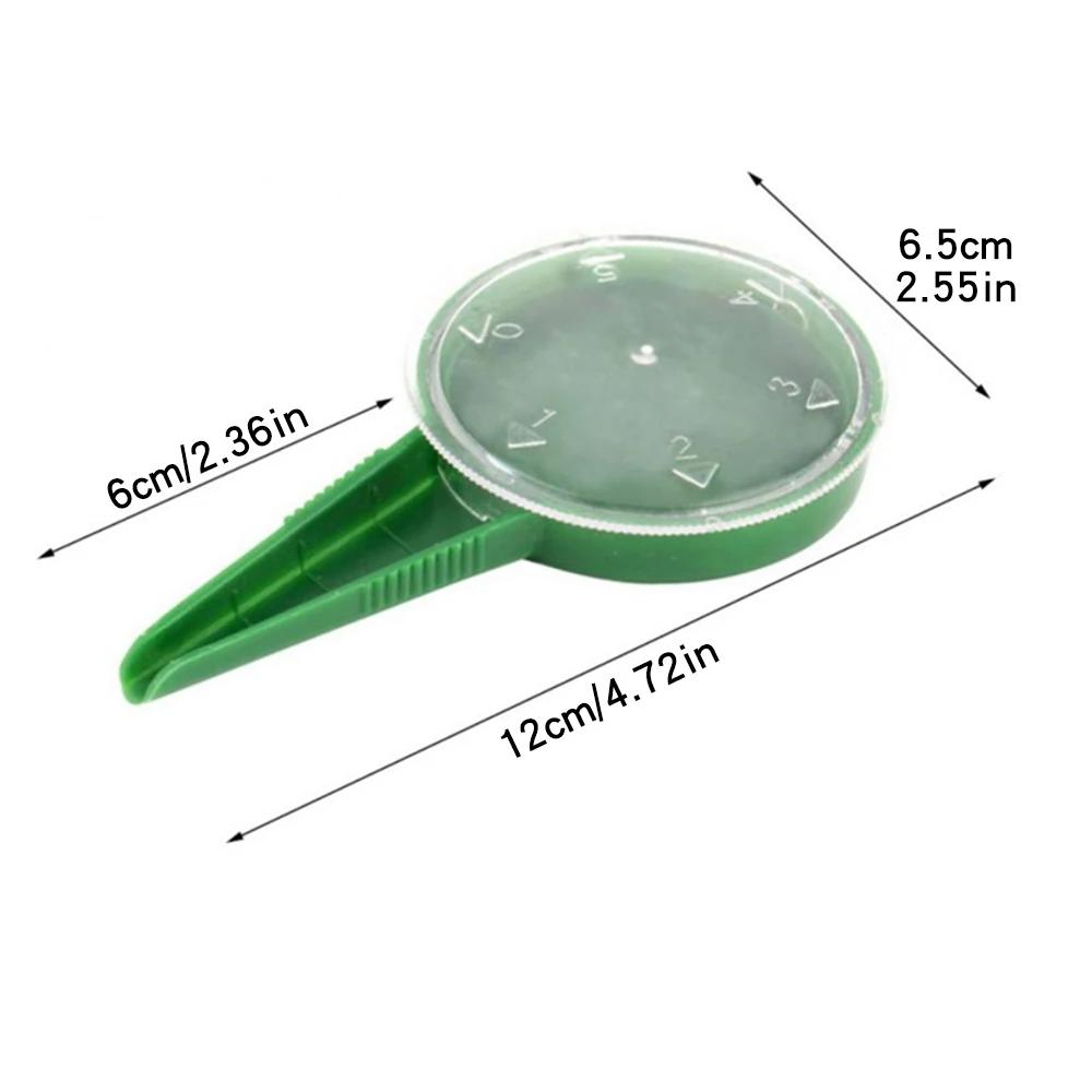 5pcs Handheld Seed Planter 5-Speed Adjustable, Manual Garden Tool for Small Flowers & Vegetables, Indoor/Outdoor Gardening Tool