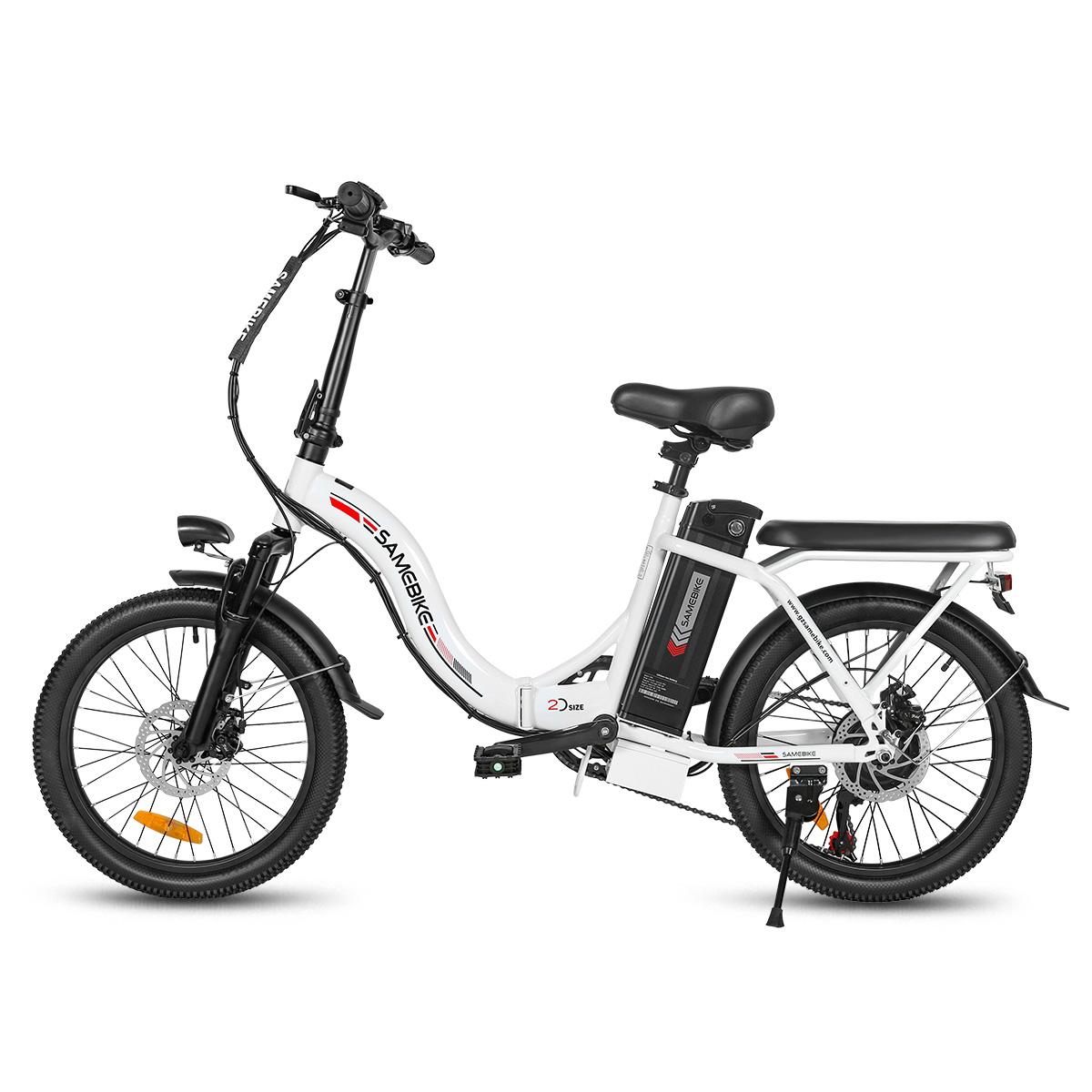 E-Motion Mobility Blue Samebike Cy20 Folding Electric Bicycle 350W 36V 12Ah Mtb Mountain Bike Outdoor Fat Ebike For Adults
