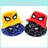 Cappello da Pescatore di Spider-Man per Bambini, Materiale in Cotone, Perfetto per Estate, Autunno, Inverno