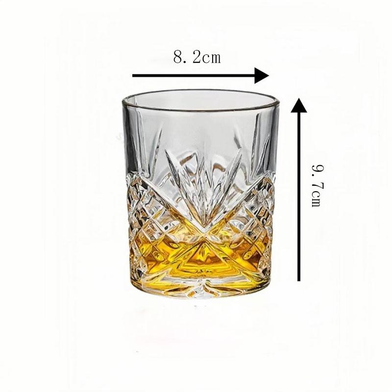 

330 мл или 350 мл Летние стаканы из стекла в форме бриллианта Лимонная газированная вода хорошо сочетается с прозрачными стеклянными стаканами для вечеринок, подарков 1pcs