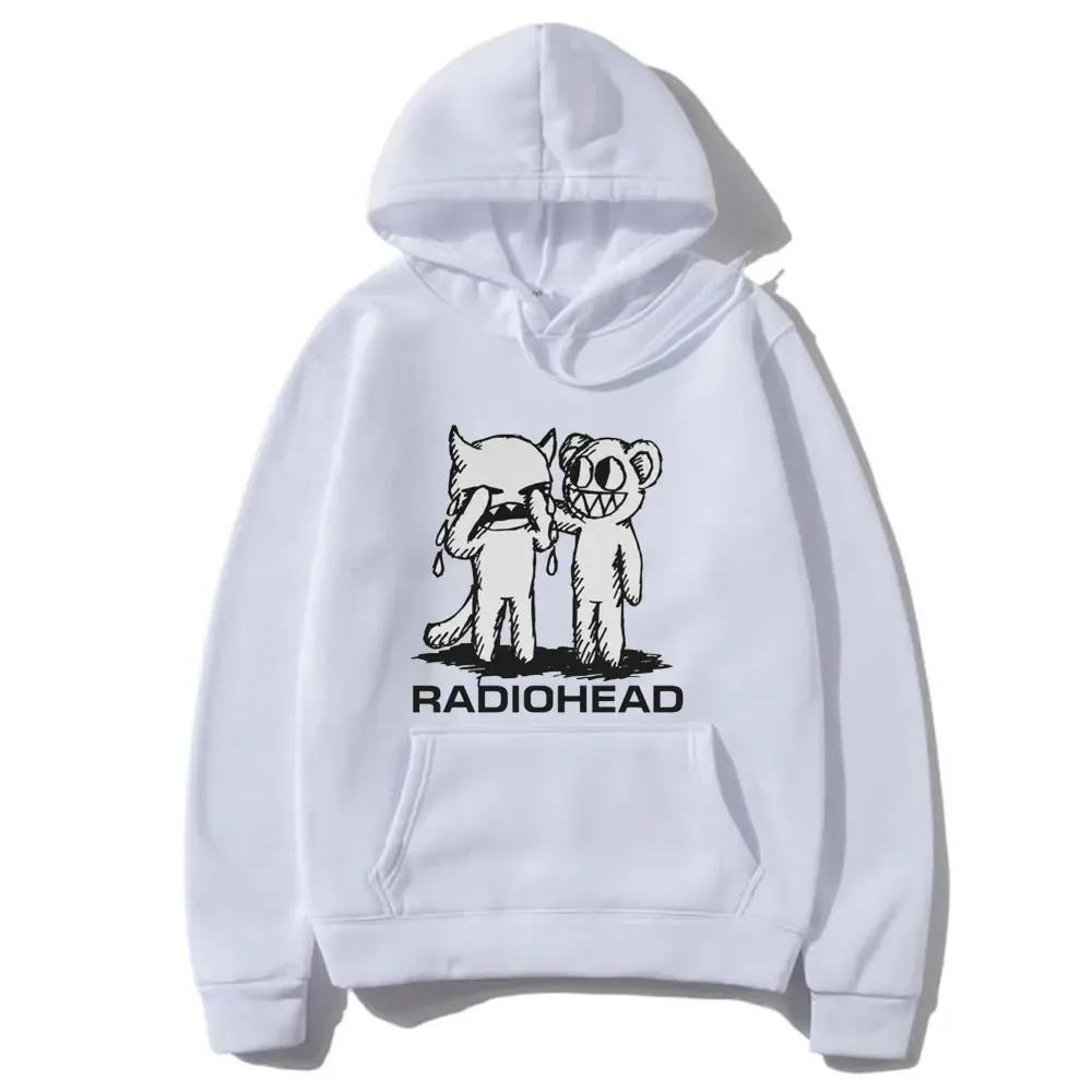 2024 Popular Autumn And Winter Fun Radiohead Printed Round Neck Loose Trend Top Handsome Hoodie Men Is Versatile Hoodies