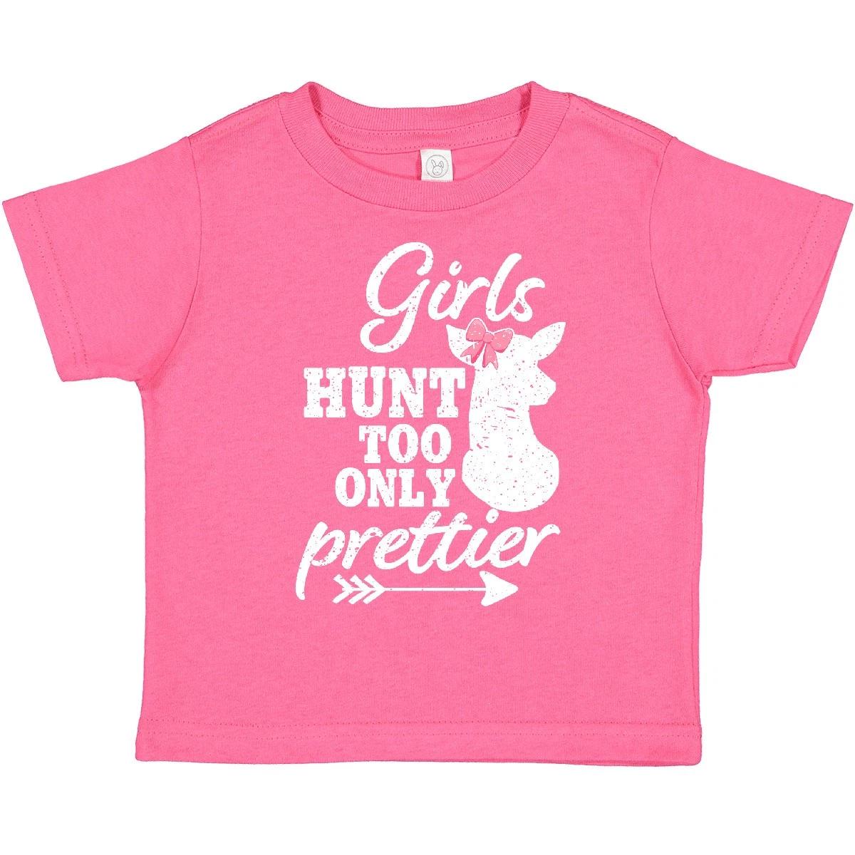 Inktastic Hunting Girls Hunt Too Only Prettier With Doe And Toddler T-Shirt Deer 120