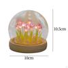 Tulip Night Light Tabletop Ornament Home Decor Simulation Flower Lamp Bedside Table