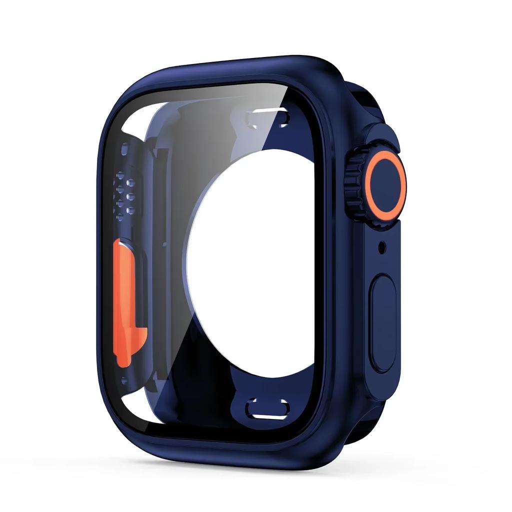 Skärmskyddsfodral för Apple Watch 11 / 10 42mm 46 44 45 40 41mm Hård PC Stötfångare iwatch 11 10 9 8 7 6 5 4 Byt till Ultra3