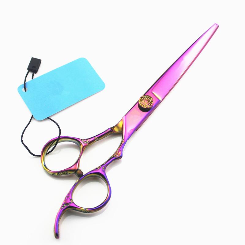 

Professional Jp 440C 7 Purple Rose Scissor Pet Dog Grooming Hair Scissors Barber Haircut Shears Hairdresser Scissors