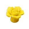 Pomelli per porte in ceramica con fiori di rosa, maniglie per cassetti e ante di armadi con vite