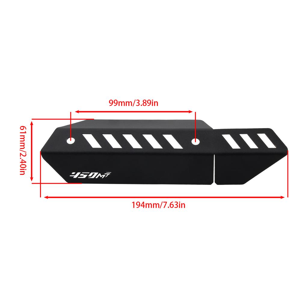 For CFMOTO Motorcycle Heat Shield Cover Exhaust Pipe Protector 450MT 450 MT MT450 mt450 2025 2025 Moto Guard Anti-scalding Cover