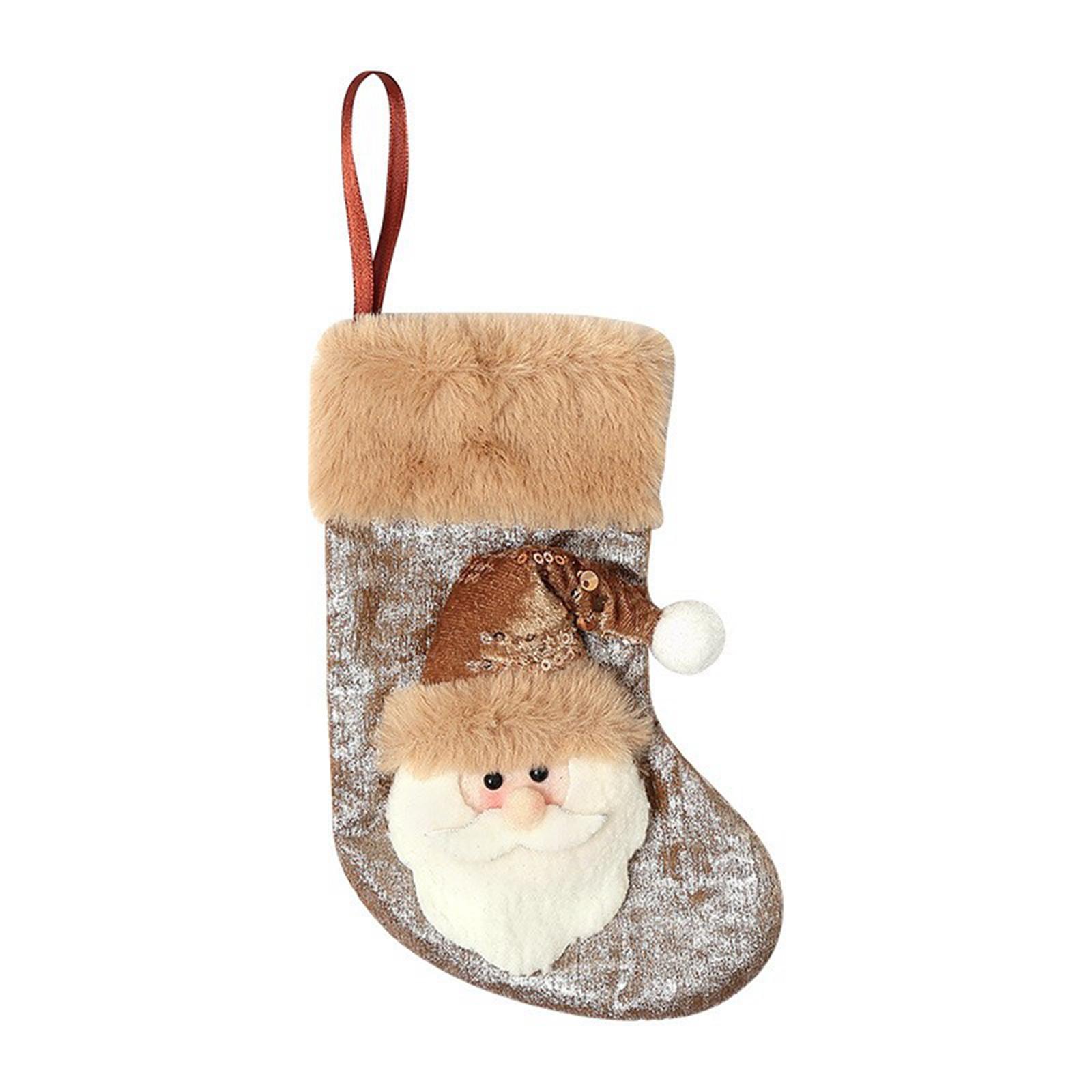 

Рождественские чулки, Рождественские украшения, Украшения для рождественской елки, Подарочные мешки Санты, Маленькие чулки. One Size