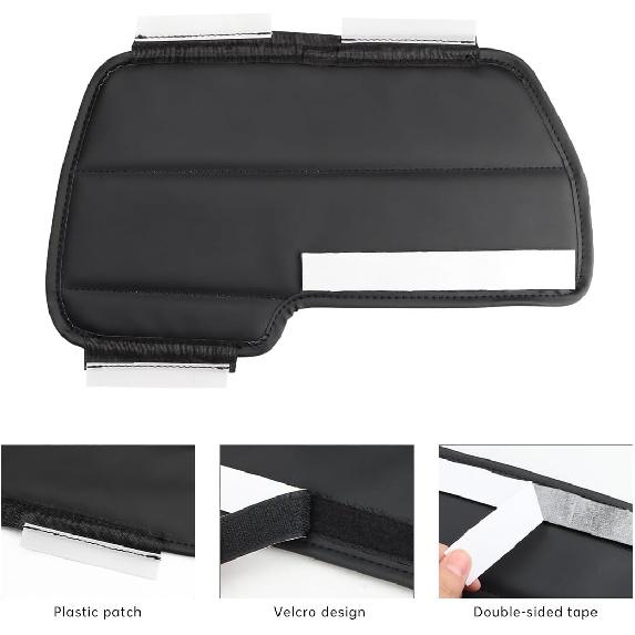 INTGET Center Console Cover for 2022 2023 2024 Toyota Tundra Accessories Leather Middle Armrest Cover Car Console Lid Protector for 2023 2024 Toyota