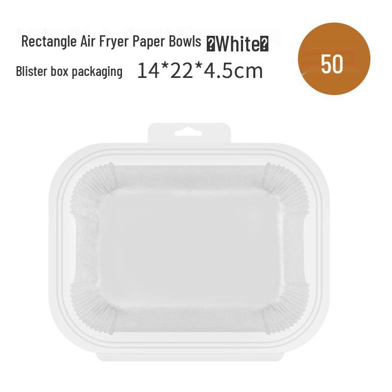 Obdélníková papírová miska do horkovzdušné fritézy pro Ninja Dual Pot