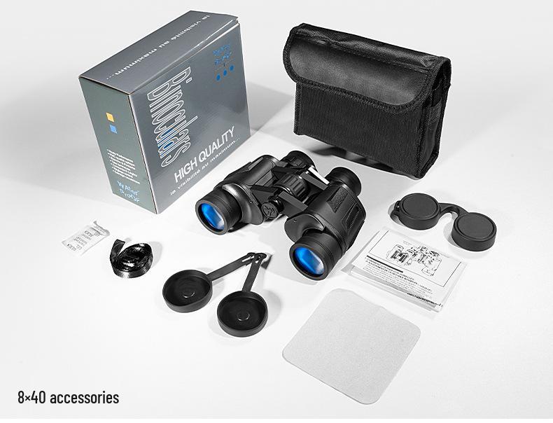 HD Professional Binoculars: High Magnification, Low Light Night Vision, Day & Night Dual Use, Handheld Rangefinder for Bee Finding