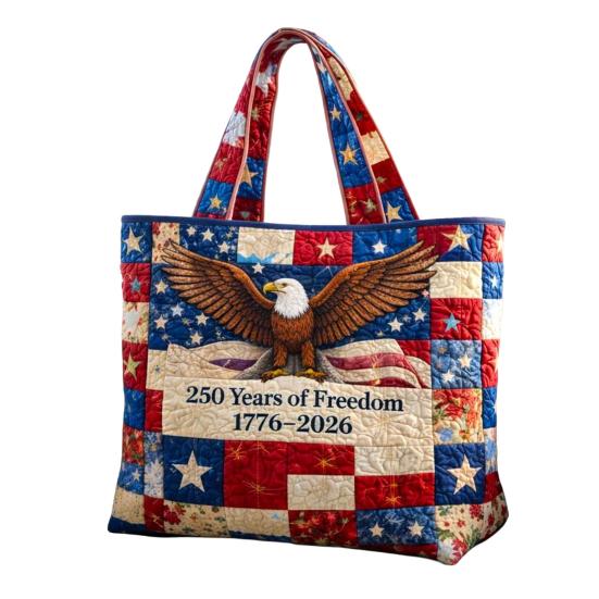 USA 250. Jahrestag Tragetasche, Unabhängigkeitstag Handtasche, Rot Weiß Blau Einkaufstasche, Wiederverwendbare Patriotische Tasche für 4. Juli Geschenke
