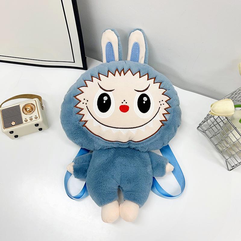 

Новая японская плюшевая двухмерная сумка-итай, милая сумка-пул, большая аппетитная плюшевая сумка-итай, сумка через плечо CLE One size синий