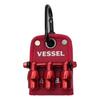 VESSEL Limited Quick Catcher Triple Holder Red QB-10B3RR