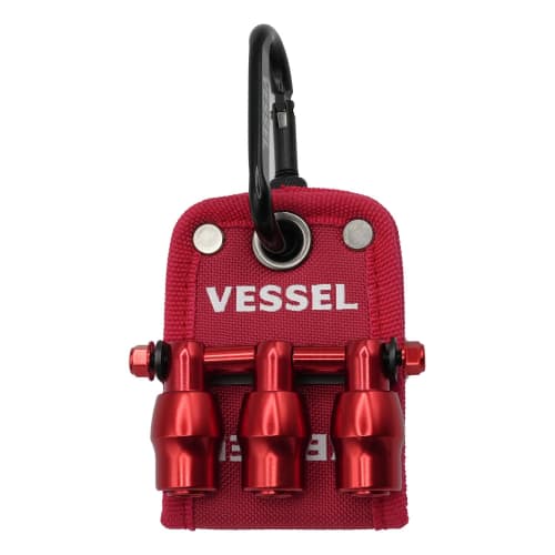 VESSEL Limited Quick Catcher Triple Holder Red QB-10B3RR