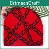 Acrylic Style Street Knit Hat For Men And Women With Letter Chain Embellishments