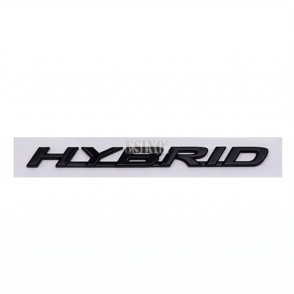 3D ABS 18.9cm HYBRID Emblem Badge Car Body Trunk Sticker Decal For Lexus CT200h RX450h ES300h Auto Accessories GE8