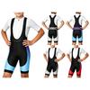 Kids Boys Bike Training Bodysuit 3D Padded Crotch Cycling Bib Shorts Deep U Neck Sleeveless Color Block Jumpsuit Outdoor