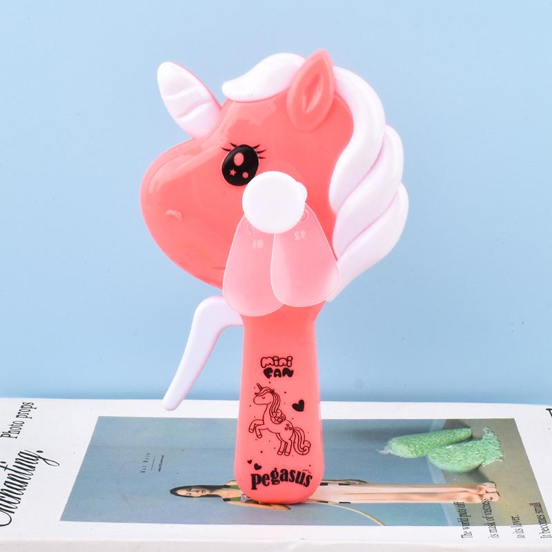 Cartoon Fächer Handdruckfächer Kinderspielzeug Niedlicher Dinosaurier Mini Student Tragbar Handheld Manuell Sommer Klassenzimmer Kleine Fächer