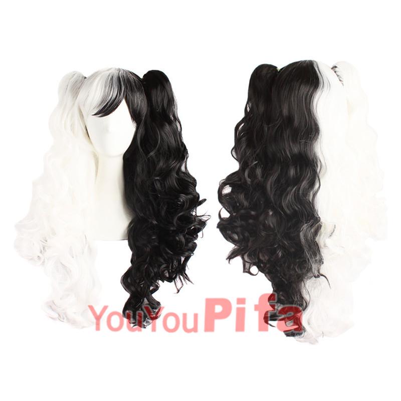 Lolita Double Ponytail Curly Cosplay Wig with Tiger Clip