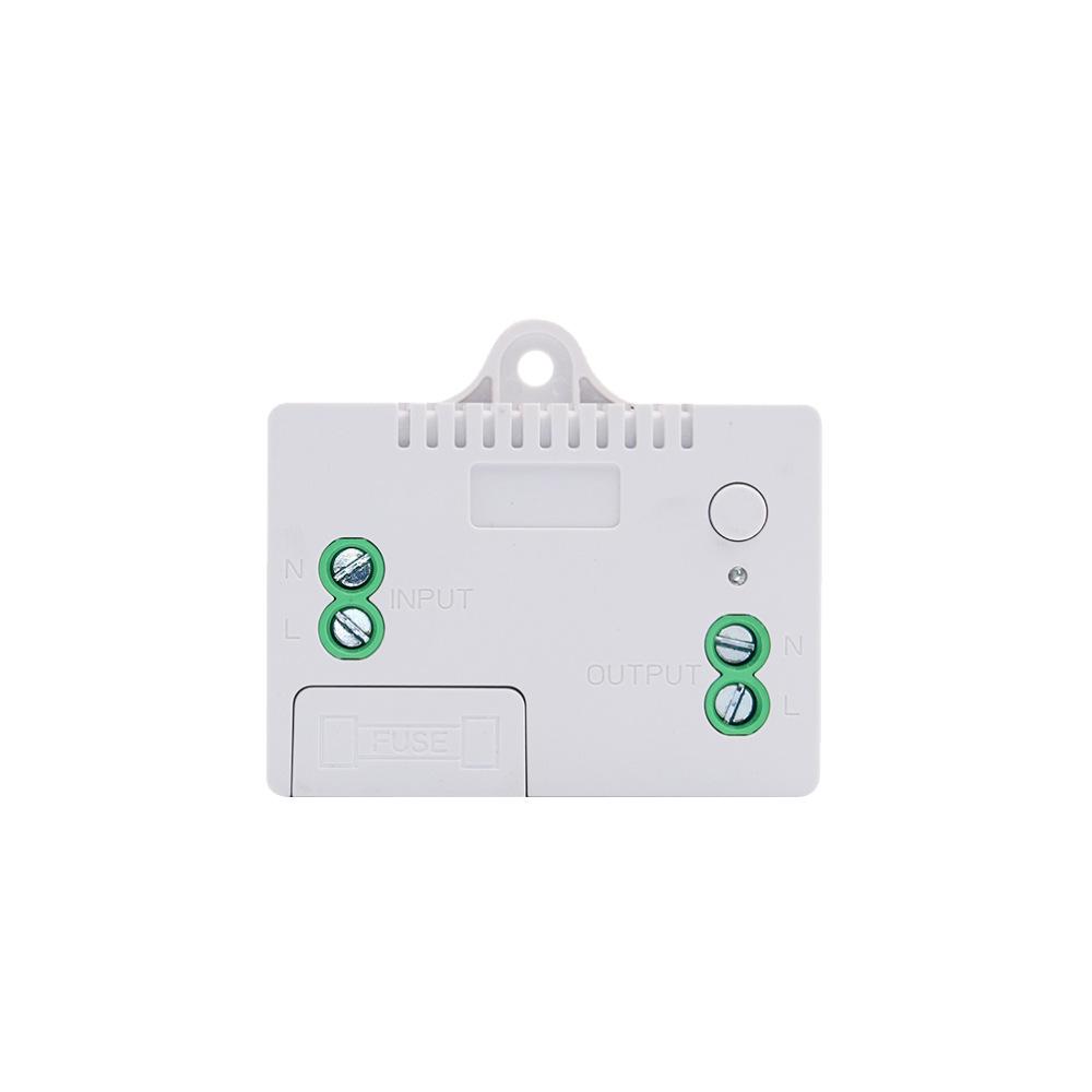 Self-Powered Wireless Waterproof Remote Switch with Acrylic Panel – Single/Double Control, Battery-Free