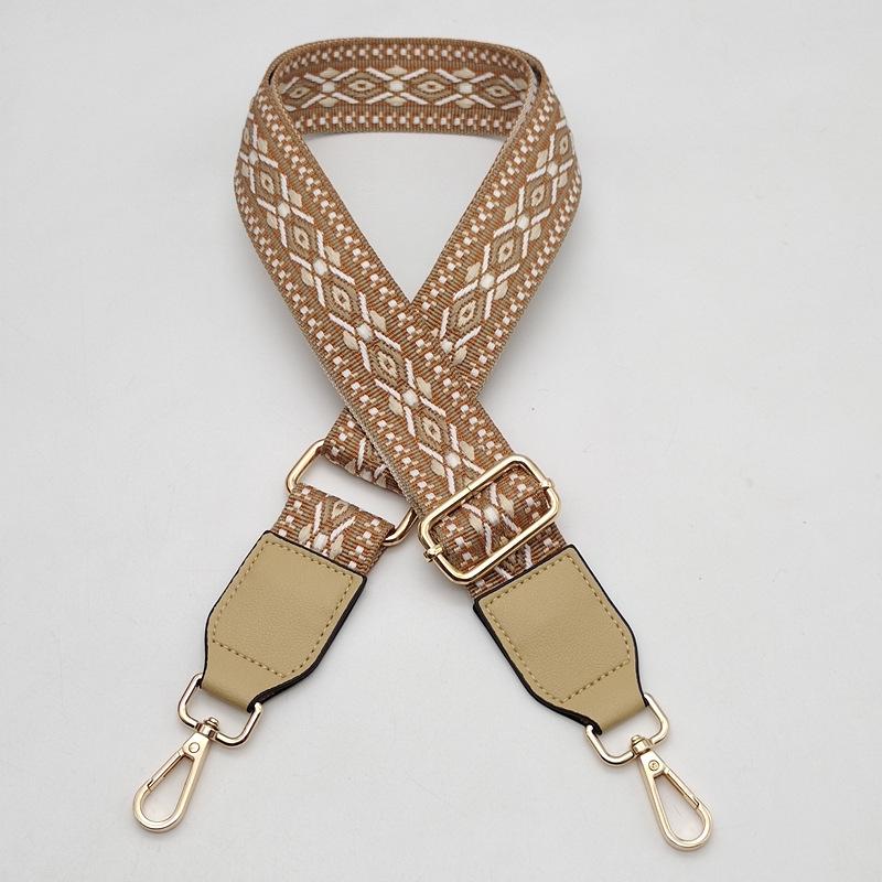 

Регульований шкіряний ремінь кросбоді - Жіночий плечовий аксесуар Gold Hook