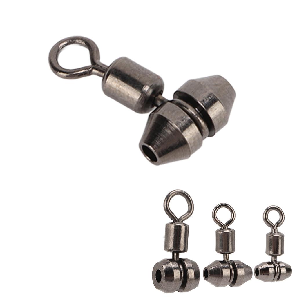 10ks Třícestné rybářské obratlíky T Otočný mosazný sud Trojitý obratlík Křížové spojky pro lov na vlasci