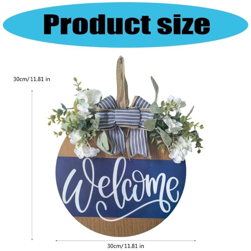 Handcrafted Wooden Letter Bowknot Holiday Garlands User friendly Door Or Wall Hanging For Seasonal Homes Decoration