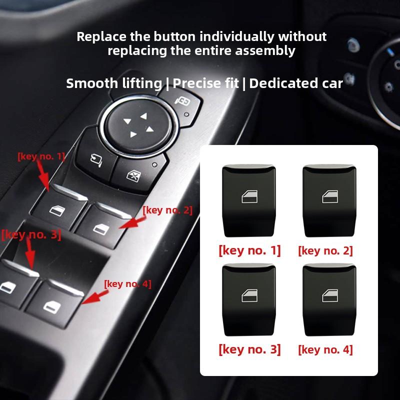 Power Window Lifter Switch Compatible with Ford Car Door Glass Control Button Electric Window Switch Replacement Durable Auto Pa make1
