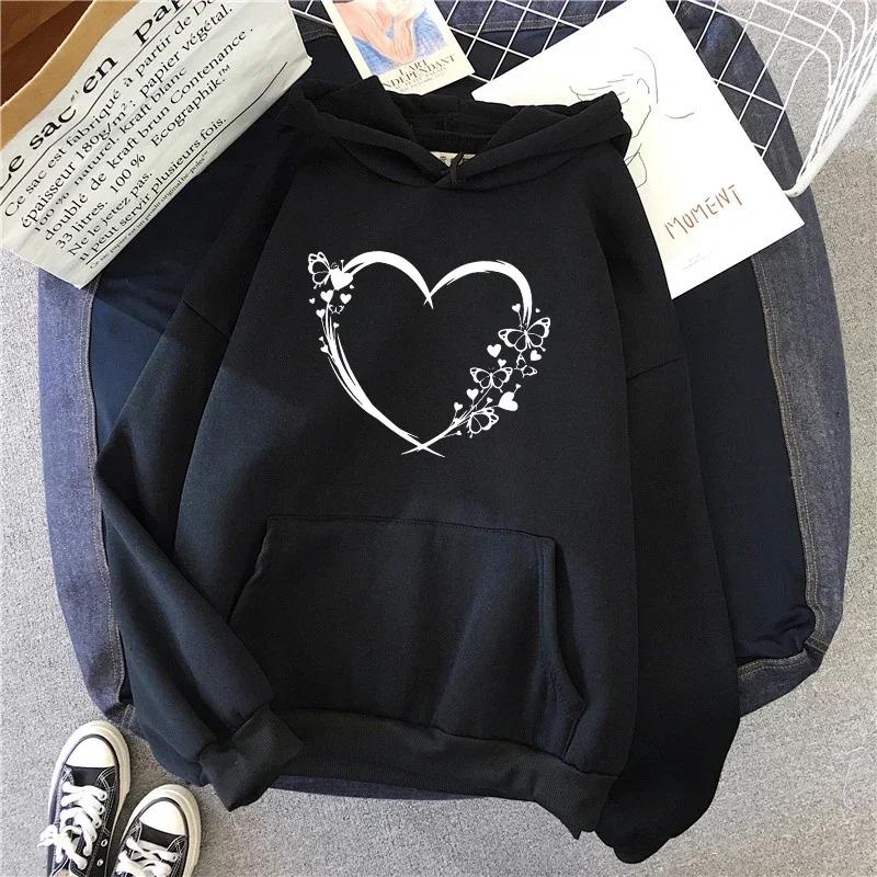 2026 Hoodie for Woman High Quality Hoode Long Sleeve Pullover Autumn Female Daily Casual Sport Loose Sweatshirt