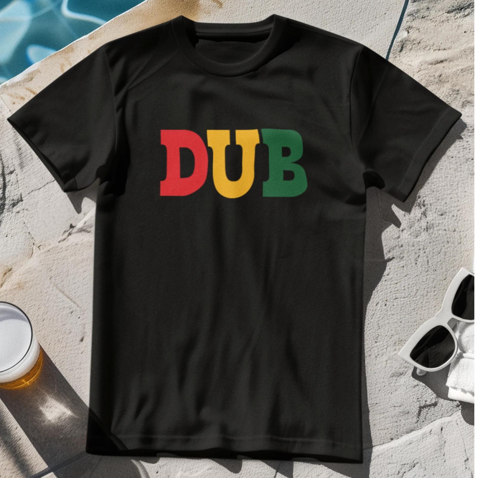 DUB - T-Shirt Reggae Dub Roots Ska Deejay DJ King Tubby Sound System DnB Step L