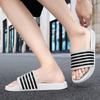 Sommer Herrenschuhe Hausschuhe Streifen Pool Slides Strand Plus Size Sandalen 46 48 Rutschfeste Schuhe Home Slides
