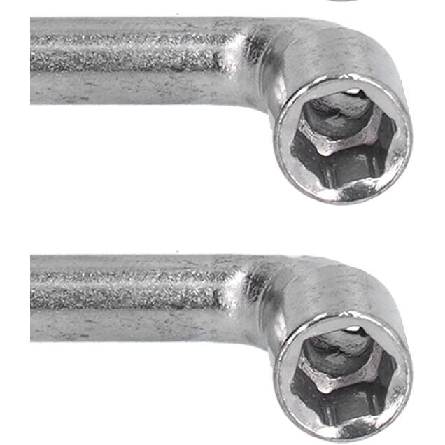 5Pcs Metric L Shaped Angled Hex Socket Wrench, 7mm L-Type Elbow Wrench Set Double-Head Elbow Hex Wrench for Mechanic Repair Tool