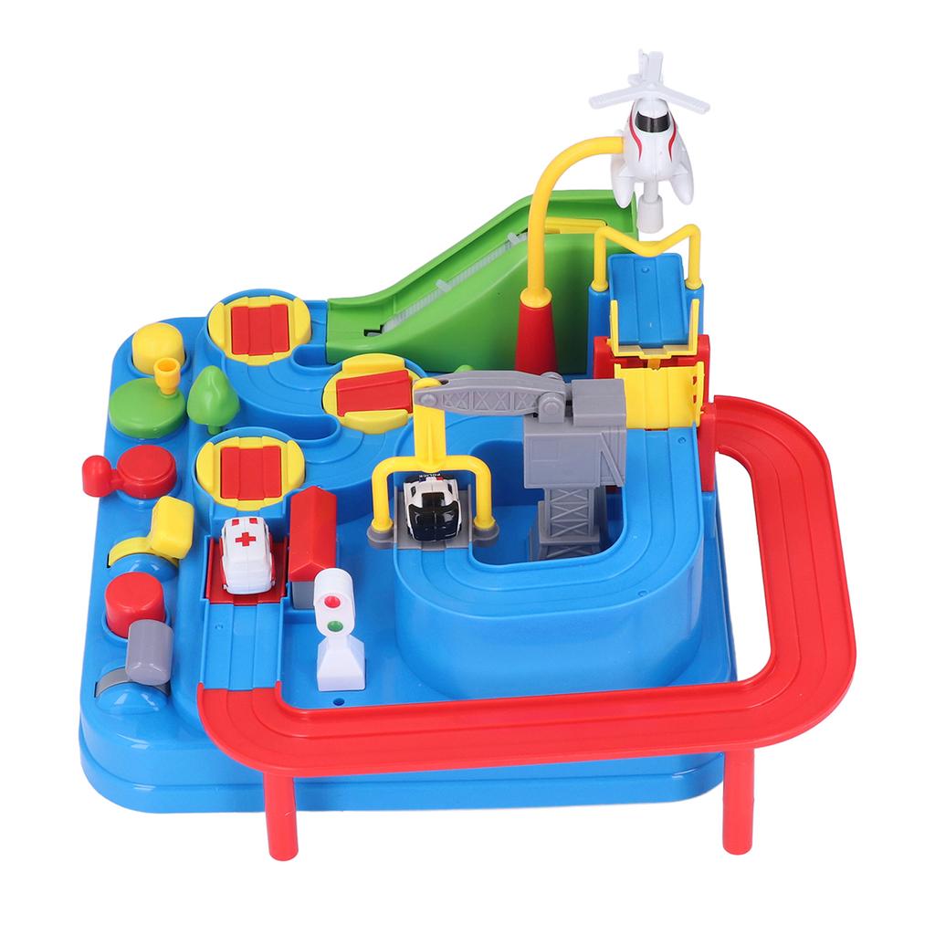Buy Race Track Car Adventure Set ABS DIY Assembly Toy Kit Preschool ...