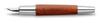 Emotion Wood Chrome Fountain Fine Pear Officially Imported Faber-Castell & Pen, Nib, Wood, Brown, 148201,