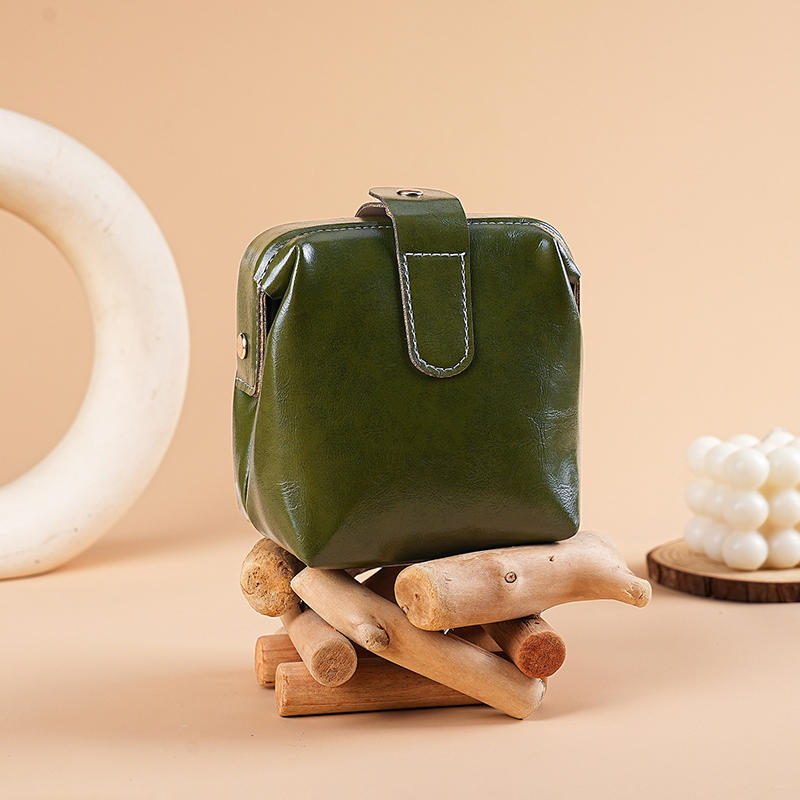 PU Leather Multifunctional Coin Purse Earphone Storage Bag Small Lipstick Clutch Handbag Travel Organizer